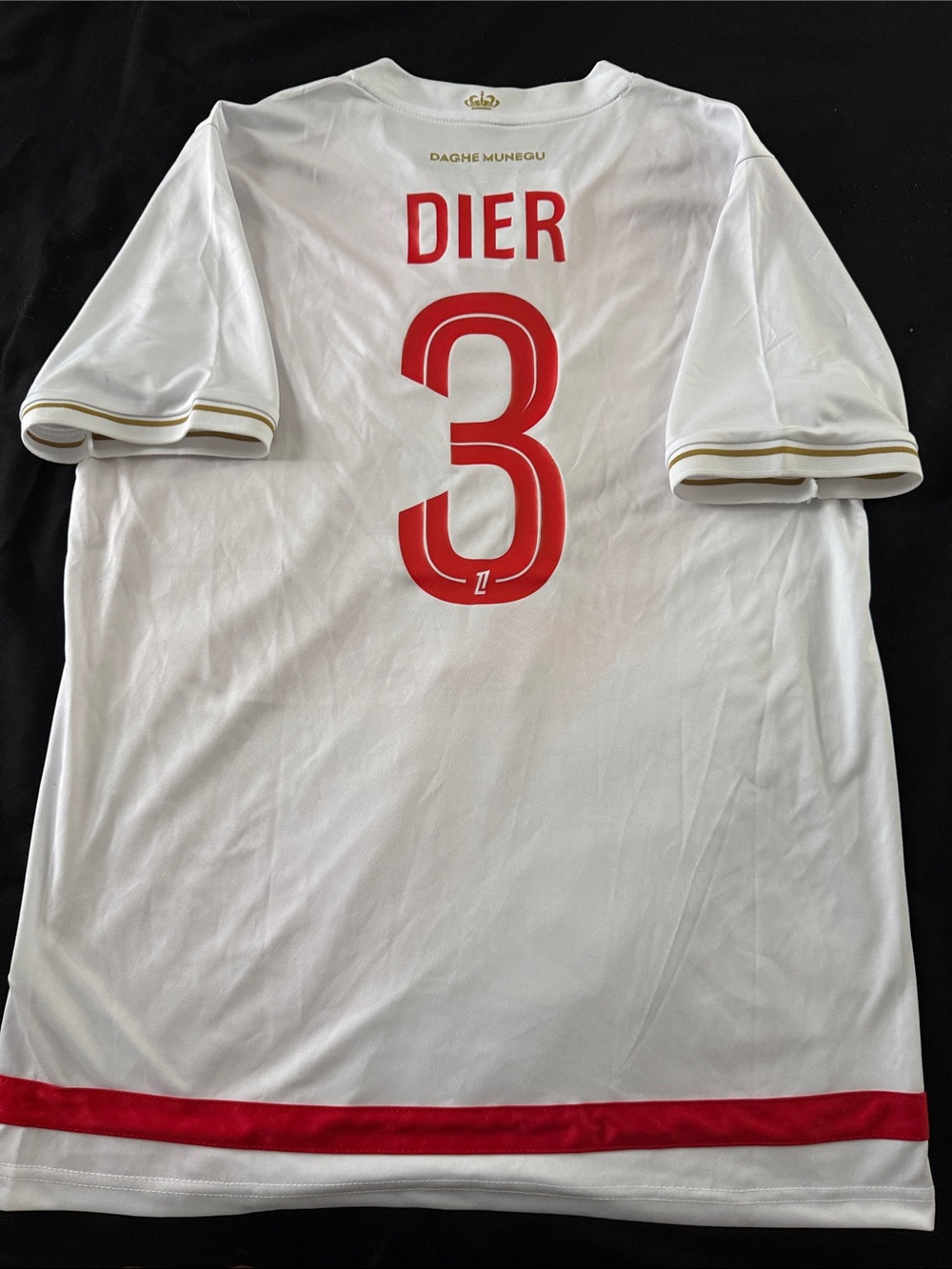 AS Monaco 🇲🇨 #3 Eric Dier 2025-26 Mizuno French Ligue 1 Home Jersey